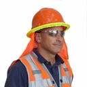 Hi-Vis Lime Polyester Mesh Neck Shade