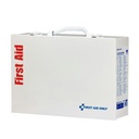 25 Person First Aid Kit, ANSI 2015 Class A, Plastic Case with Dividers