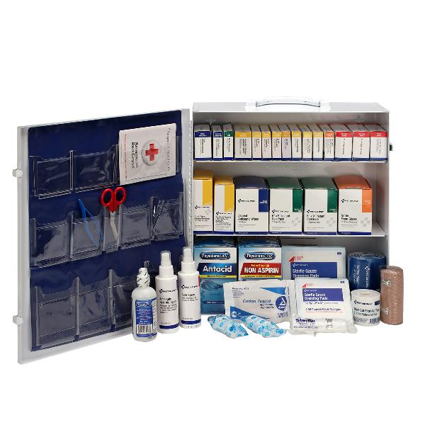 10 Person First Aid Kit, ANSI 2015 Class A (Plastic Case)
