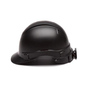 Shiny White Graphite Pyramex Ridgeline Cap Style Hard Hat 4-Point Ratchet Suspension