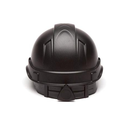 Shiny White Graphite Pyramex Ridgeline Cap Style Hard Hat 4-Point Ratchet Suspension