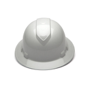 Matte White Graphite Pyramex Ridgeline Cap Style Hard Hat 4-Point Ratchet Suspension