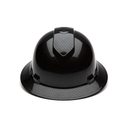Matte White Graphite Pyramex Ridgeline Cap Style Hard Hat 4-Point Ratchet Suspension