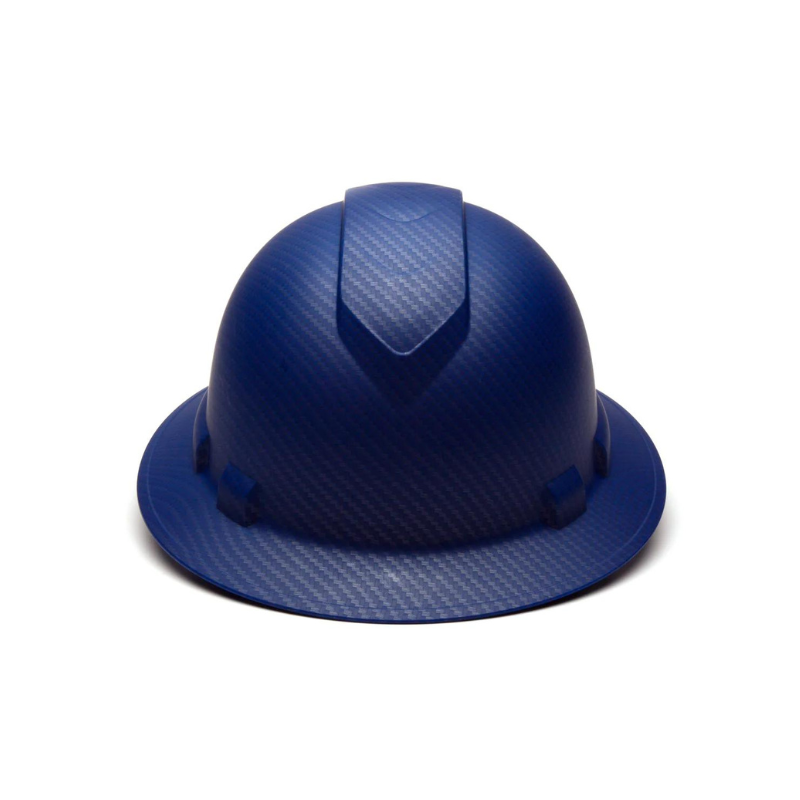 Matte White Graphite Pyramex Ridgeline Cap Style Hard Hat 4-Point Ratchet Suspension