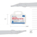 10 Person Vehicle First Aid Kit, Metal Case