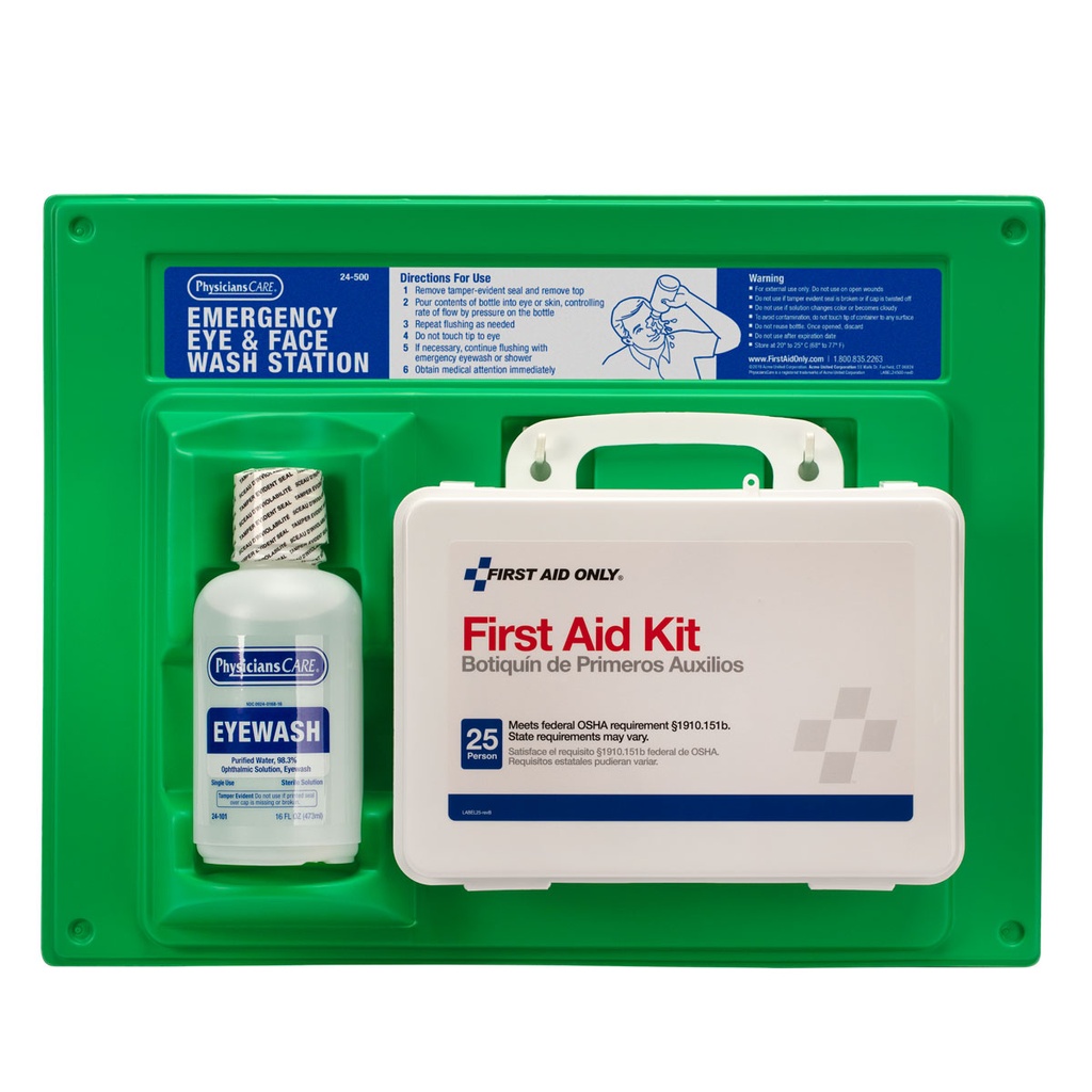 10 Person First Aid Kit, ANSI 2015 Class A (Plastic Case)