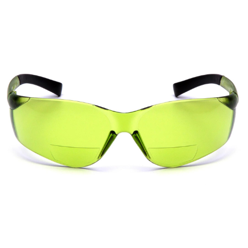 Ztek Green Safety Glasses Bifocal Lens