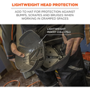 Charcoal Skullerz Universal Bump Cap Insert with Extra Venting