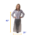 100 Pack Disposable Polyethylene Aprons, 1.25 Mil