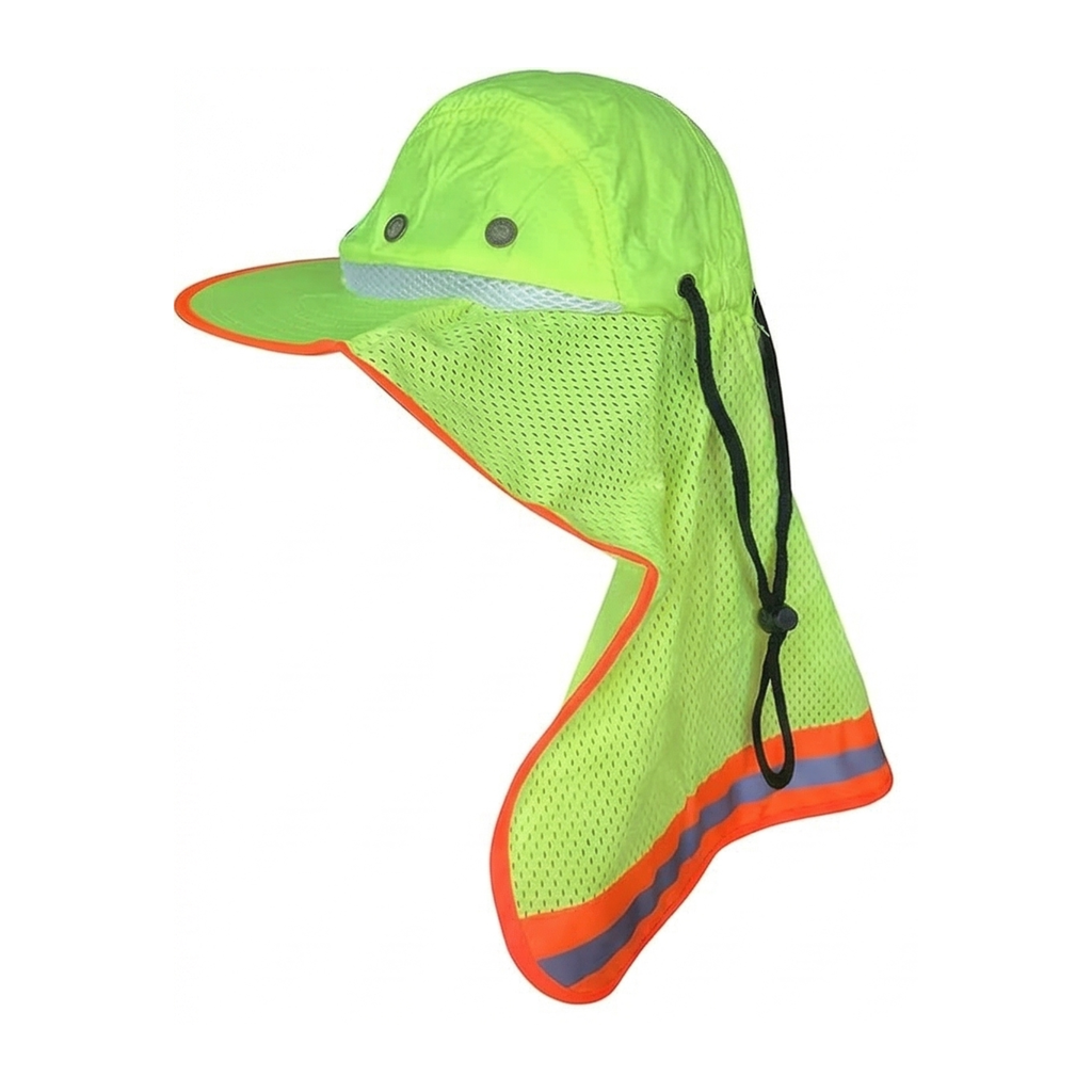 Hi Vis Boonie Hat with Breathable Neck Cover
