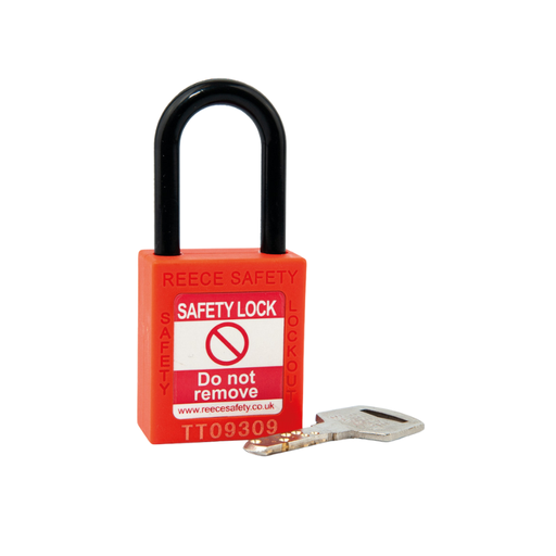 [NC38ORJK] Orange REECE Non-Conductive Safety Padlock KA