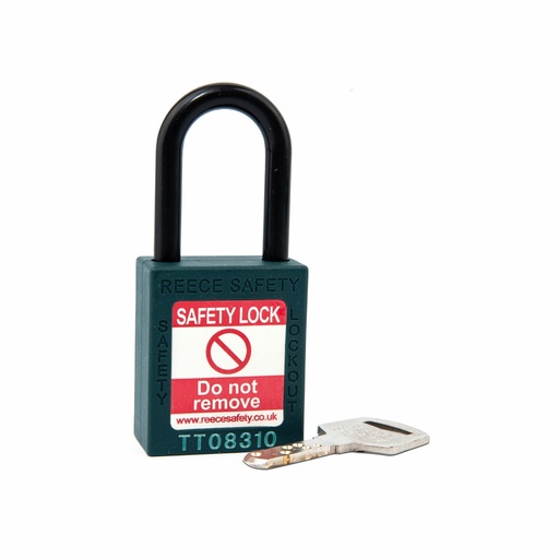 [NC38TEAK-SET] Teal REECE Non-Conductive Safety Padlock KA SET
