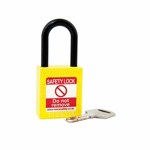 [NC38YLWK-SET] Yellow REECE Non-Conductive Safety Padlock KA SET