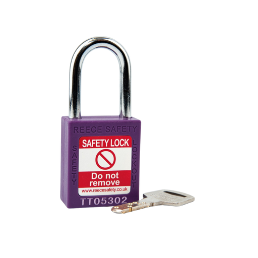 [TT38PRPK] Purple REECE Nylon Safety Padlock KA