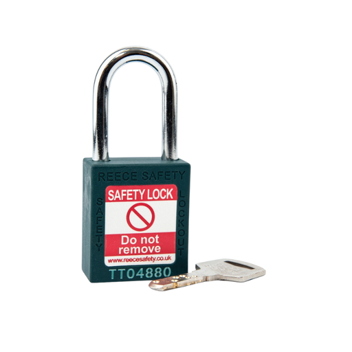 [TT38TEA] Teal REECE Nylon Safety Padlock KTD