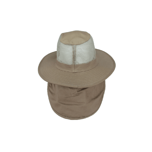 Solid Boonie Hats with Flap and Mesh Top