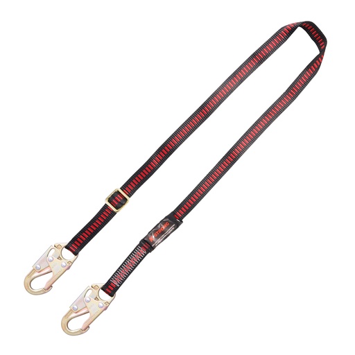 [UFL205215] 6 ft. Adjustable Work Positioning Lanyard with Forged Snap Hook at both ends (ANSI)