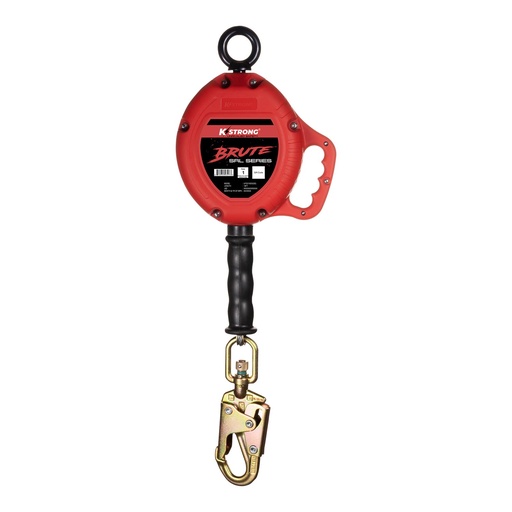 [UFS310020(SS)] 20 ft. Stainless Steel Cable SRL with swivel snap hook. Includes installation carabiner and tagline (ANSI)