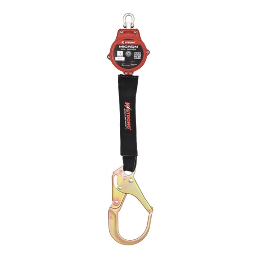 [UFS394006] 6 ft. Arc Flash Rated SRL with Steel Rebar Hook (ANSI) – Harness Connector Included