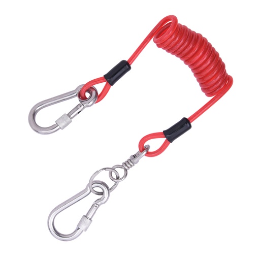 [810034561954] Coiled Cable Lanyard – 2 lbs. (ANSI)