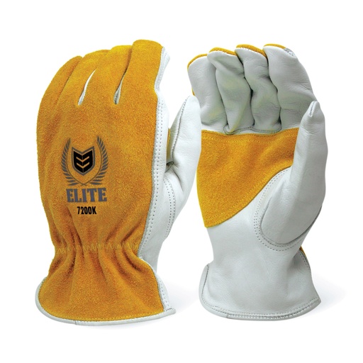 Single Pair - Cow Grain Leather Palm Glove