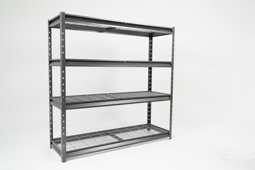 [ATLAS 722472-4H2000] 4 Tier, 72x24x72, 8,000 lbs capacity, Gray Industrial Shelving