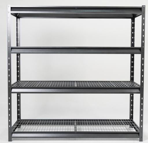 [ATLAS 482472-4H3000] 4 Tier, 48x24x72, 12,000 lbs capacity, Gray Industrial Shelving